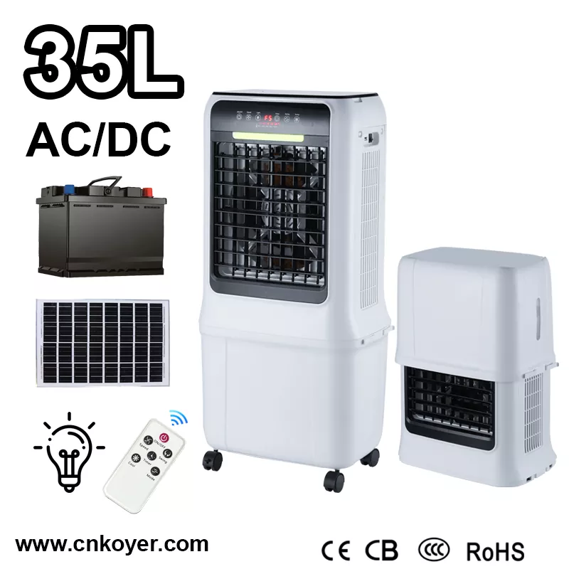Kepiye Model Cooling Portable DC Air Cooler Fan Bisa Ngowahi Kenyamanan Sampeyan ing Endi wae?