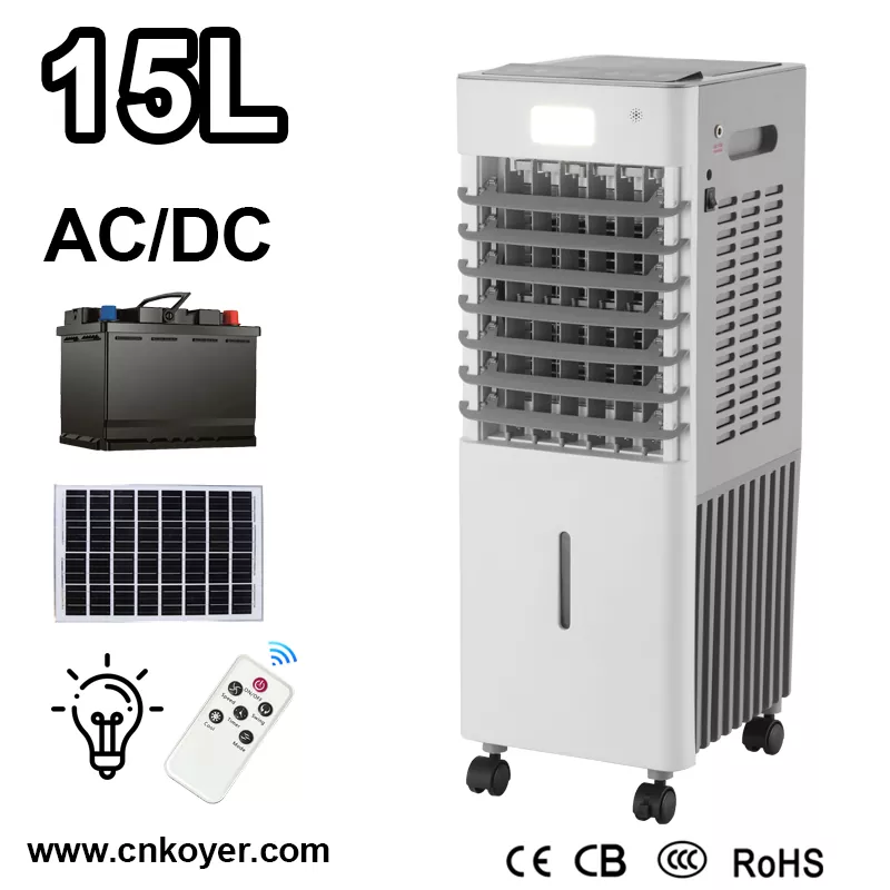 Kipas Pendingin Udara sing Bisa Diisi Ulang Cilik